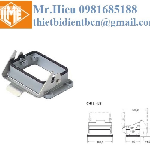 Giắc cắm ILME 48 chân CHI 48 L | Jack công nghiệp ILME 48 chân CHI 48 L