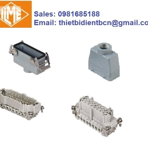 Giắc cắm công nghiệp 16 chân ILME CNZ 16 VG | Jack cắm công nghiệp 16 chân ILME CNZ 16 VG