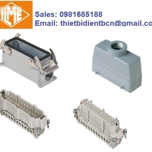 Giắc cắm công nghiệp 24 chân CNZ 24 PV| jack cam vuong 24 chan CNZ 24 PV