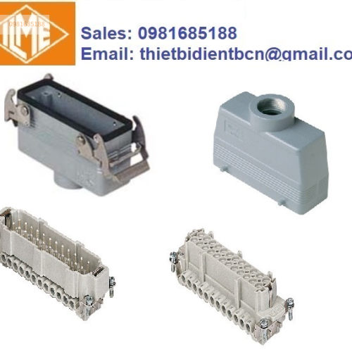 Giắc cắm công nghiệp 24 chân CNZ 24 VG | jack cam vuong 24 chan CNZ 24 VG
