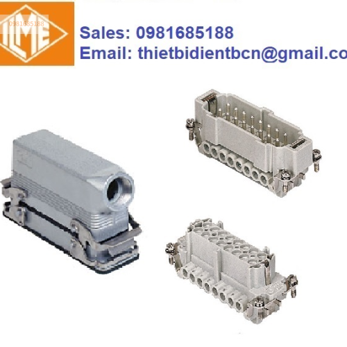 Giắc cắm công nghiệp 16 chân CNZ 16 IO| jack cam vuong 16 chan CNZ 16 IO