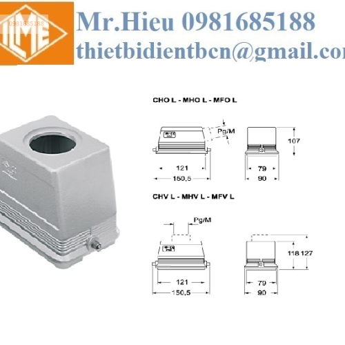 Giắc cắm 48 chân ILME MFV 48 L50 | Jack cắm công nghiệp 48 chân MFV 48 L50