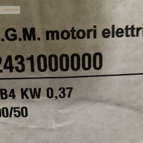 Động cơ thắng MGM 0.37 kW GA02431000000