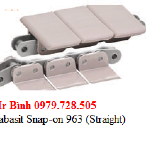 Xích băng tải - Snap-on 963 (Straight)