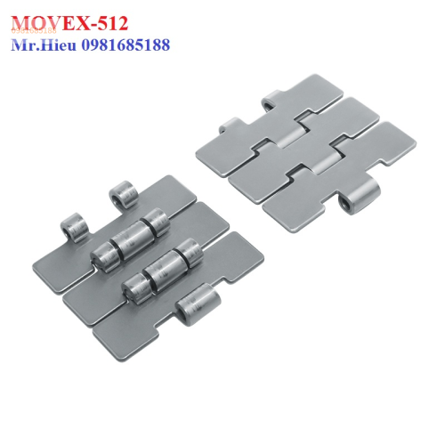 Xích băng tải inox chạy thẳng SSE 512 K350