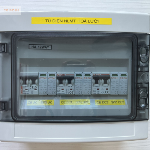 Tủ điện ETEK đấu sẵn loại 6KW