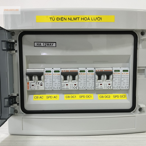 Tủ điện ETEK đấu sẵn loại 6KW