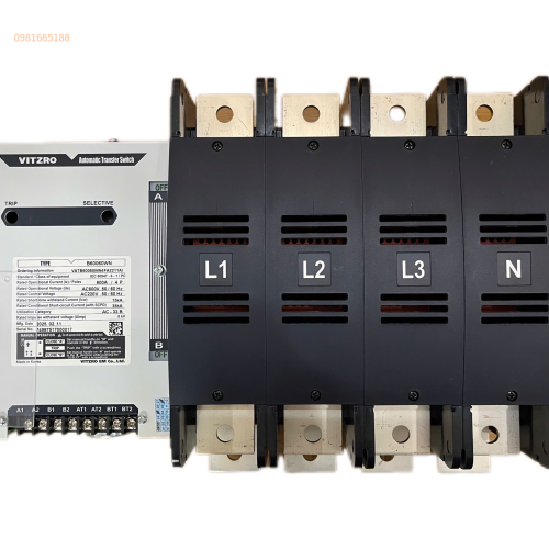 Bộ chuyển nguồn ATS VITZRO 600A 4P | B600060WN