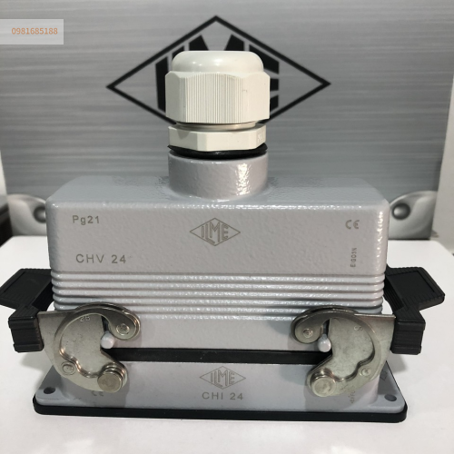 Giắc cắm ( jack cắm) 24 chân 16A ILME cáp ra trên PG21