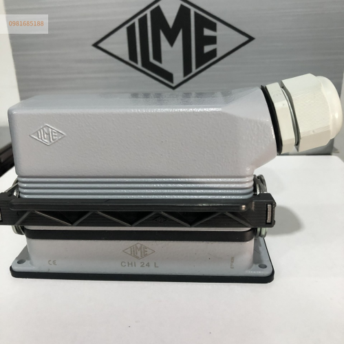 Giắc cắm ( jack cắm) 24 chân 16A ILME cáp ra bên 1 khóa PG21