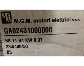 Động cơ thắng MGM 0.37 kW GA02431000000